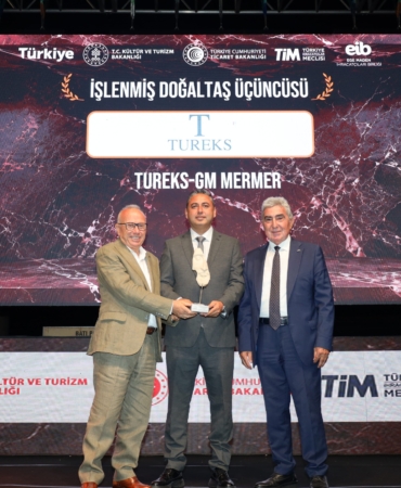 Tureks Doğal Taş İhracatındaki Başarısıyla İki Farklı Törende Dört Ödül Kazandı