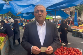Milletvekili Sezgin Tanrıkulu Diyarbakır pazarında artan yoksulluğa ve alım gücü kaybına dikkat çekti