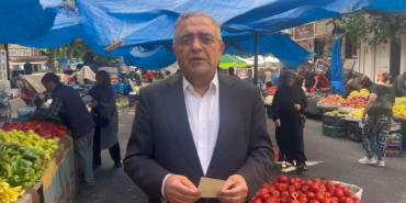Milletvekili Sezgin Tanrıkulu Diyarbakır pazarında artan yoksulluğa ve alım gücü kaybına dikkat çekti