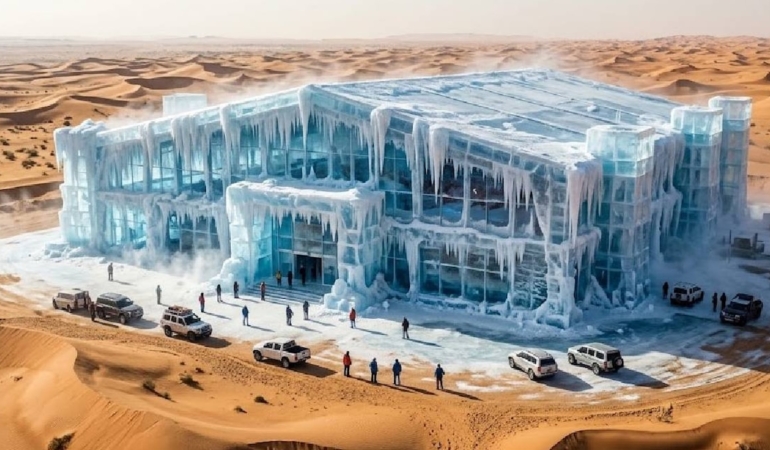Dubai'deki Kapalı Kayak Merkezi Çöl Sıcağında Yüksek Enerji Tüketimiyle Tartışılıyor
